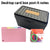 Index Card Holder Set Card Box Organizer Storage with Ruled Note Cards