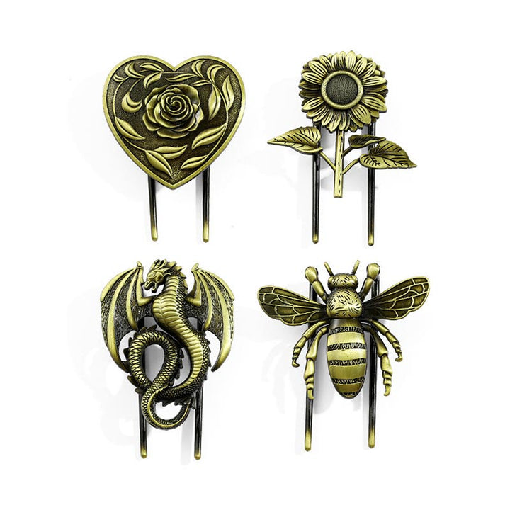 Bees Butterfly Bookmark Metal Paper Filer Clip For Diary