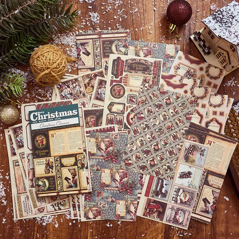 Ode To Christmas Joy Series Paper For Decorative Journaling Paper