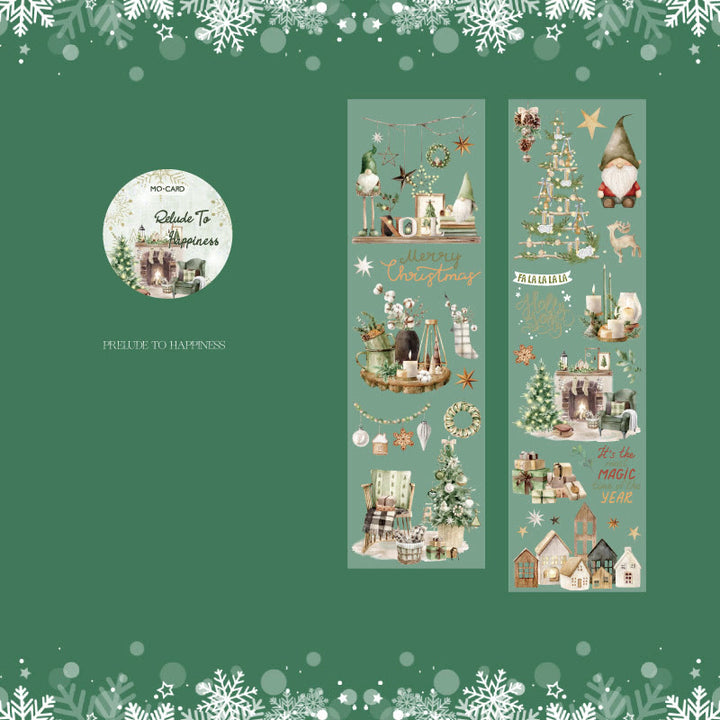 Christmas Island Series PET Tape Loop For Journal Crafts