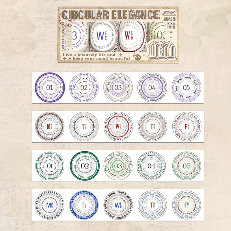 The Land Of Moran Series Tape Set Loop For Journal Crafts