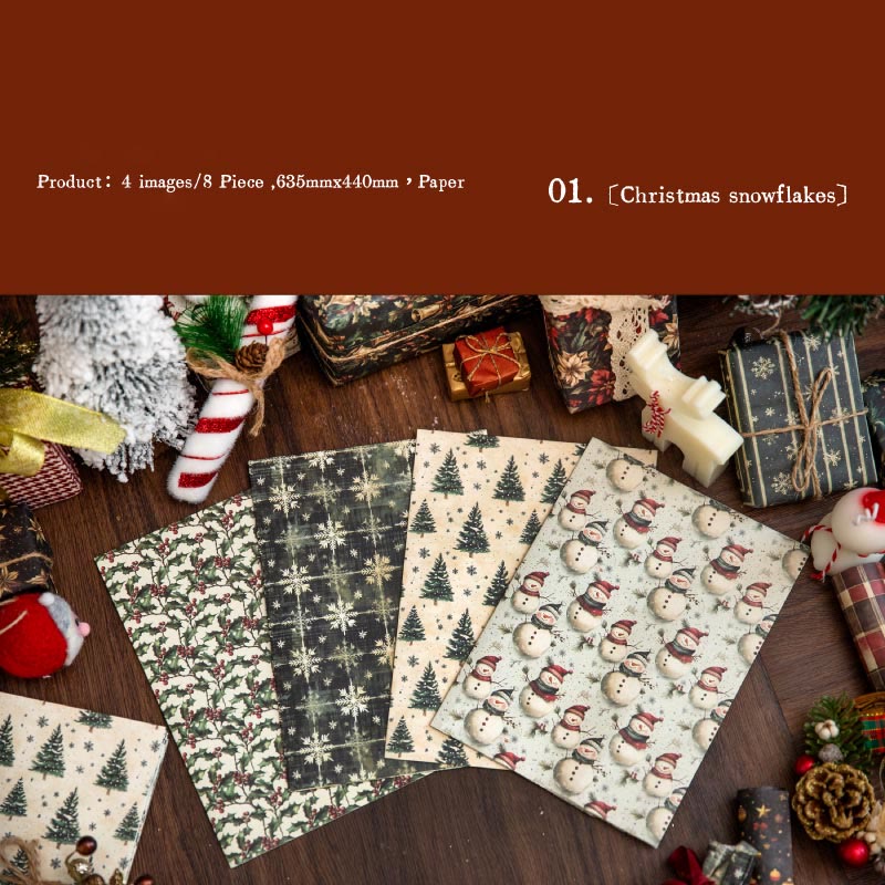 Christmas Surprise Series Paper For Decorative Journaling Paper