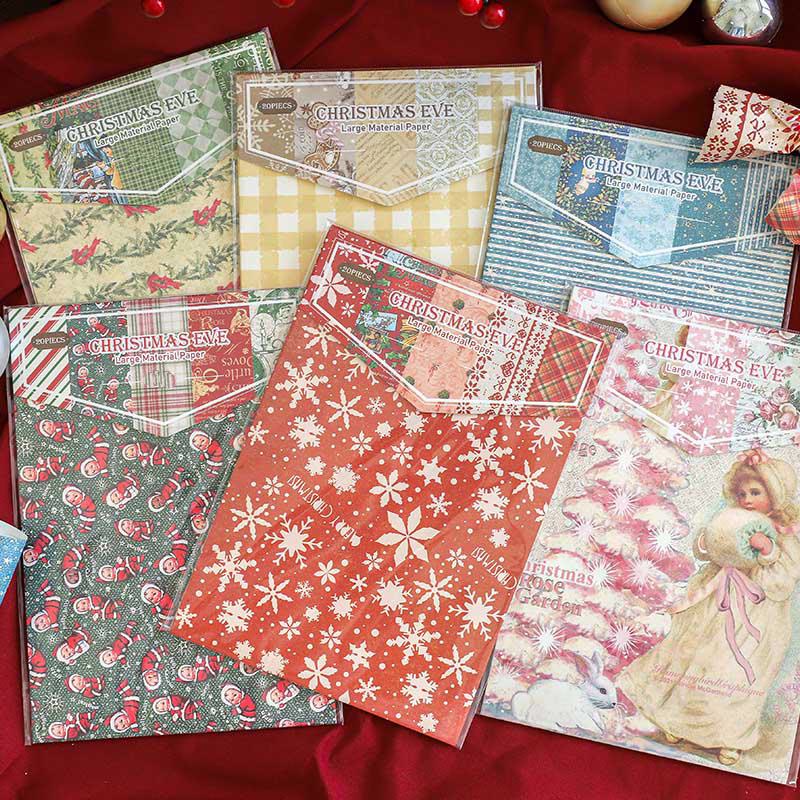 Christmas Nocturne Series Paper For Decorative Journaling Paper