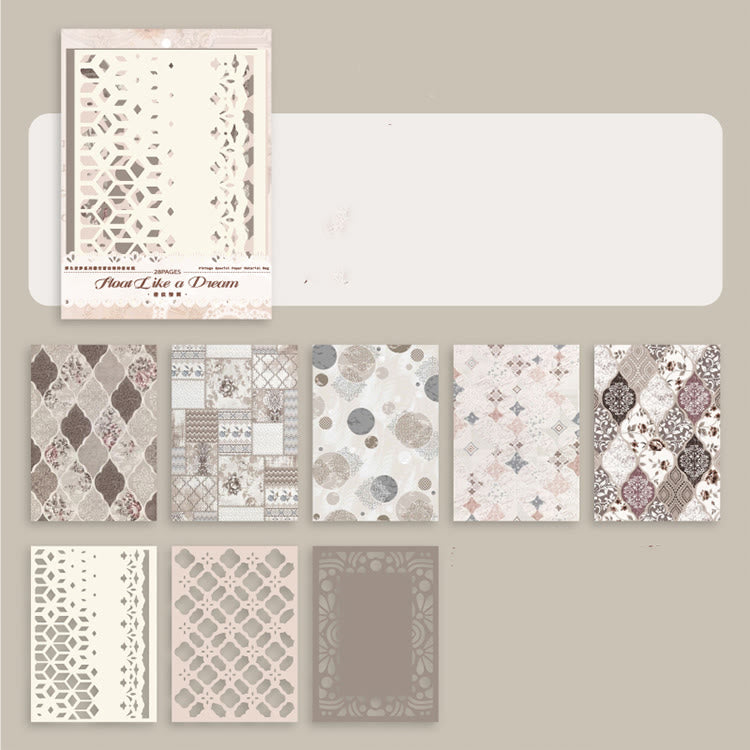 Floating Life Like A Dream Series Paper For Decorative Journaling Paper