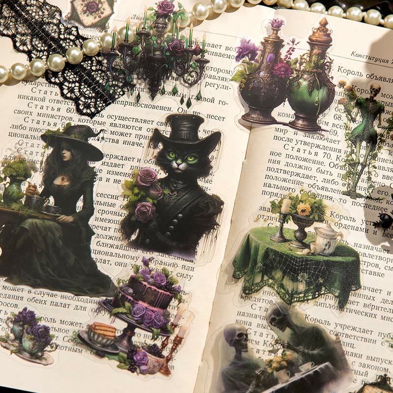 Witches Of East End Series Gothic PET Sticker For Journal Decor