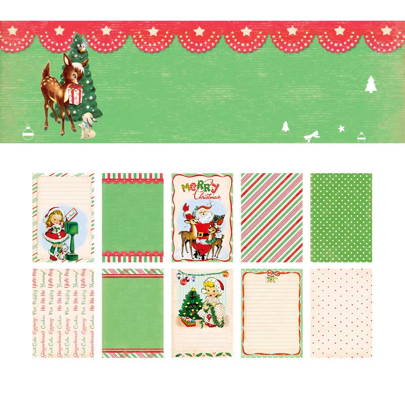 Christmas Music Series Paper For Decorative Journaling Paper