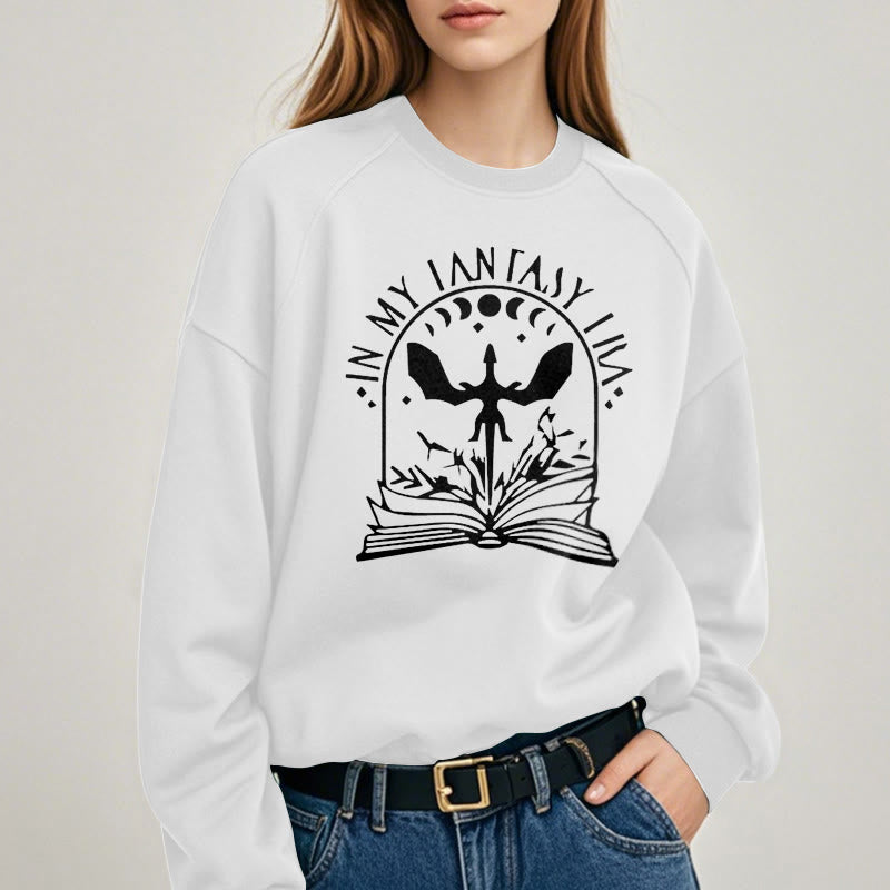 In My Fantasy Era Fleece Lined Sweatshirt Round Neck Sweatshirt