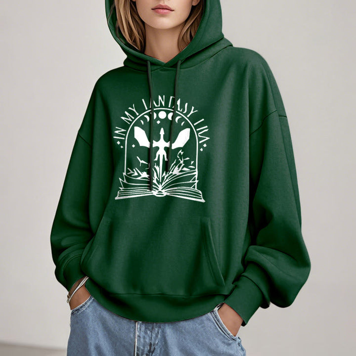 In My Fantasy Era Fleece Lined Hoodie Comfy Hooded Sweatshirts