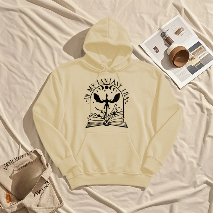 In My Fantasy Era Fleece Lined Hoodie Comfy Hooded Sweatshirts