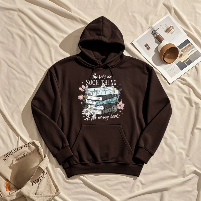 Cozy Reading Environment Fleece Lined Hoodie Comfy Hooded Sweatshirts