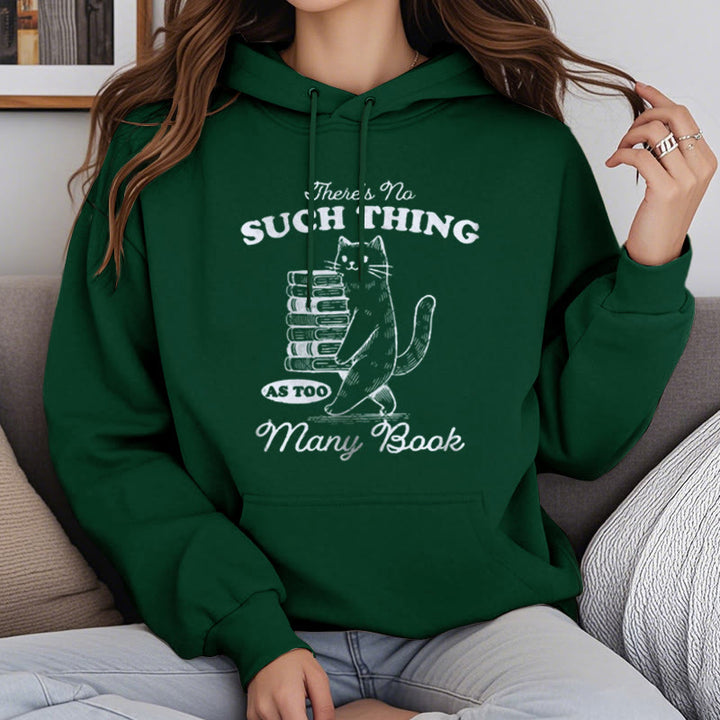 There's No Such Thing Fleece Lined Hoodie Comfy Hooded Sweatshirts