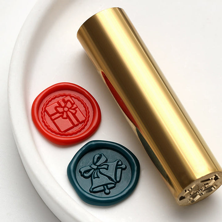 Double-Side Christmas Theme Wax Seal Stamp Brass Head