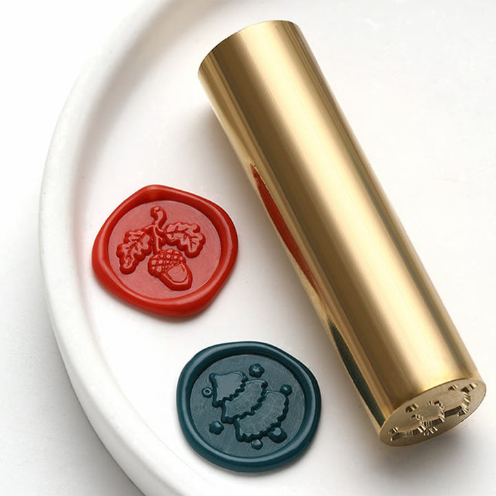 Double-Side Christmas Theme Wax Seal Stamp Brass Head