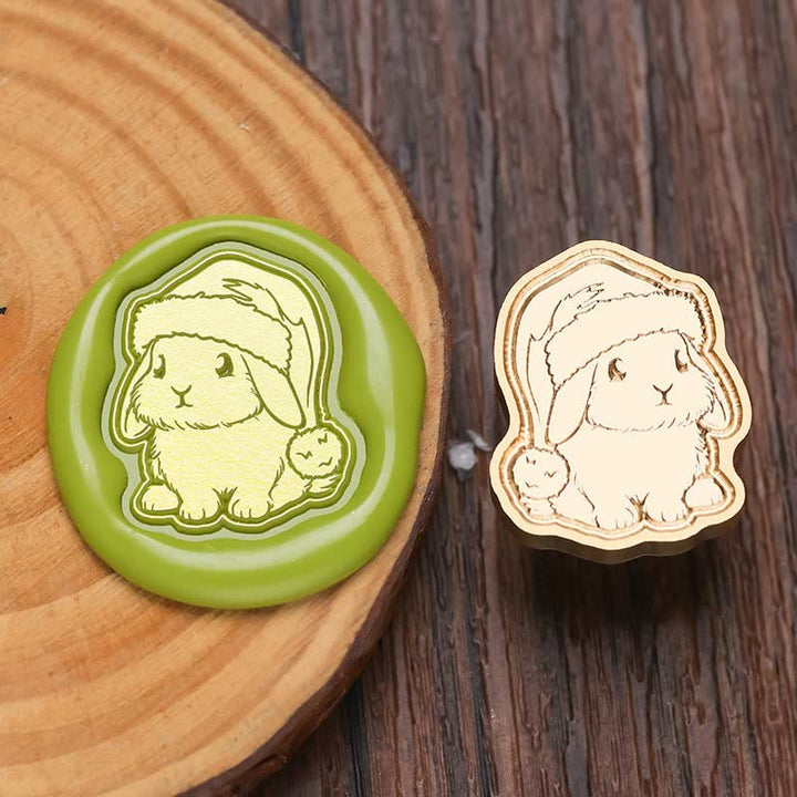 Irregular Brass Head Christmas Icons Wax Seal Stamps Embossed Seal