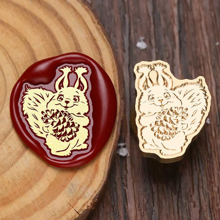 Irregular Brass Head Christmas Icons Wax Seal Stamps Embossed Seal