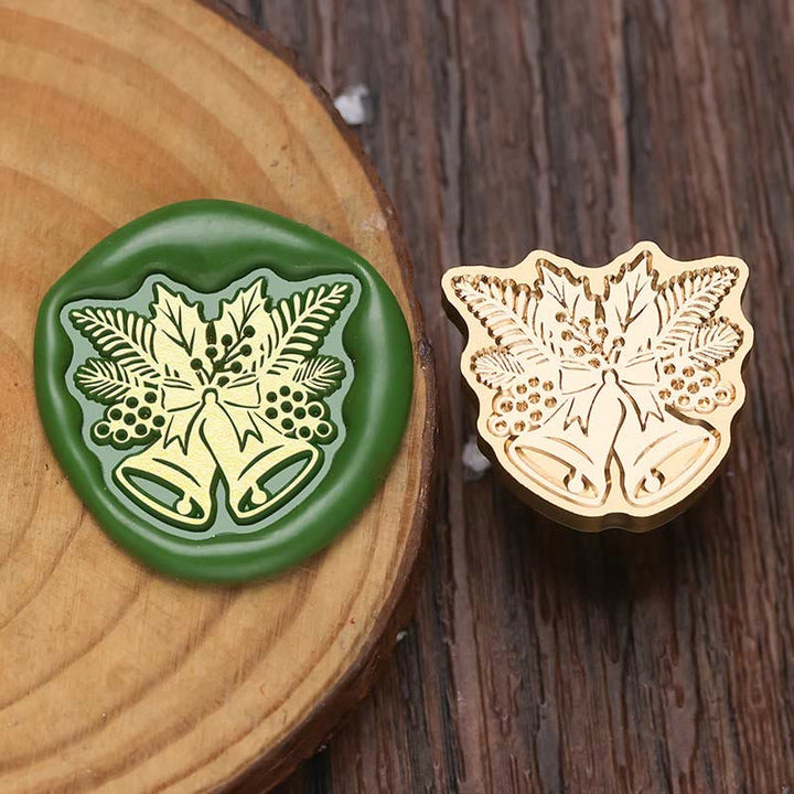 Irregular Brass Head Christmas Icons Wax Seal Stamps Embossed Seal