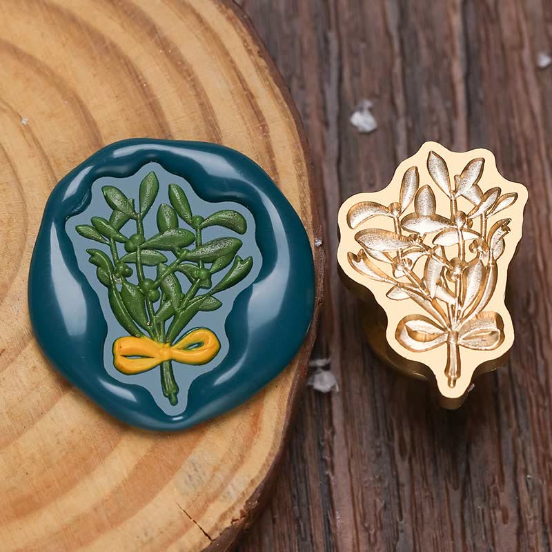 Irregular Brass Head Christmas Icons Wax Seal Stamps Embossed Seal