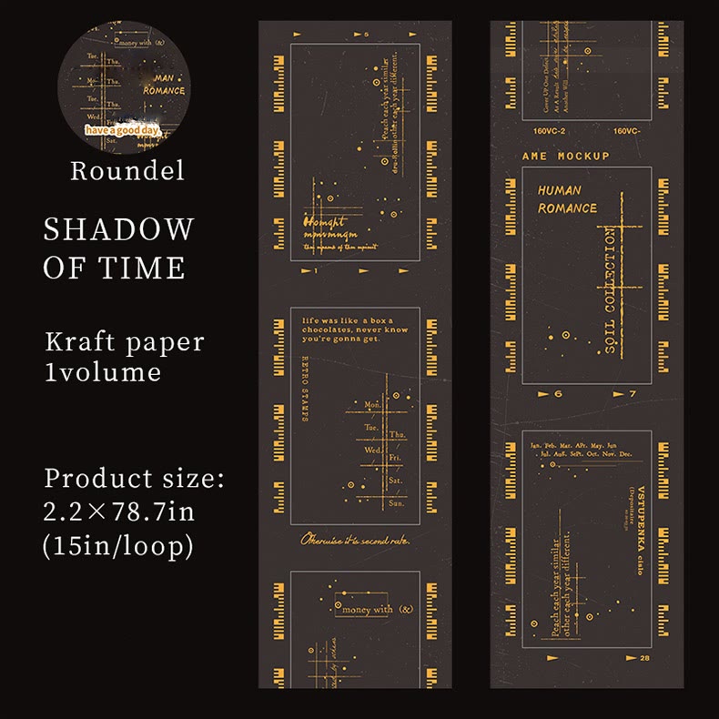 Dreamback Film Collection Tape Loop For Journal Crafts