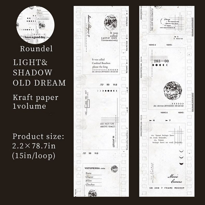 Dreamback Film Collection Tape Loop For Journal Crafts