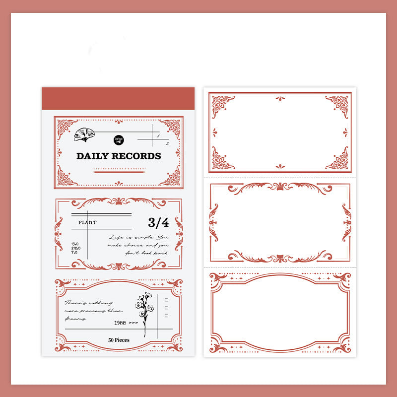 Remember Yesterday Book Series Notes Simple Romantic Memo Marker