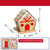 Miniature House Kit DIY Christmas Biscuit House Handcrafts Ornament