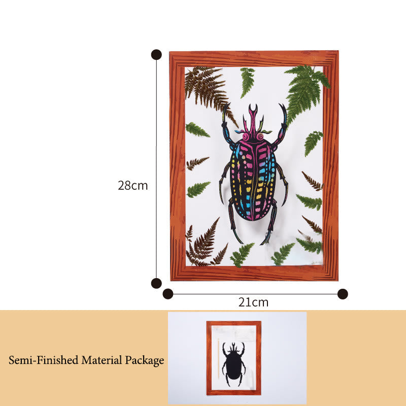 Insect Paint Specimens DIY Craft Kit with Photo Frame