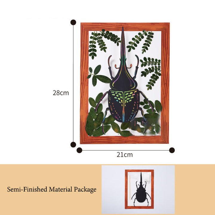 Insect Paint Specimens DIY Craft Kit with Photo Frame