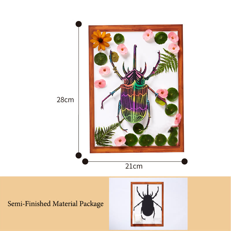 Insect Paint Specimens DIY Craft Kit with Photo Frame