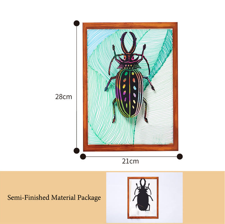 Insect Paint Specimens DIY Craft Kit with Photo Frame