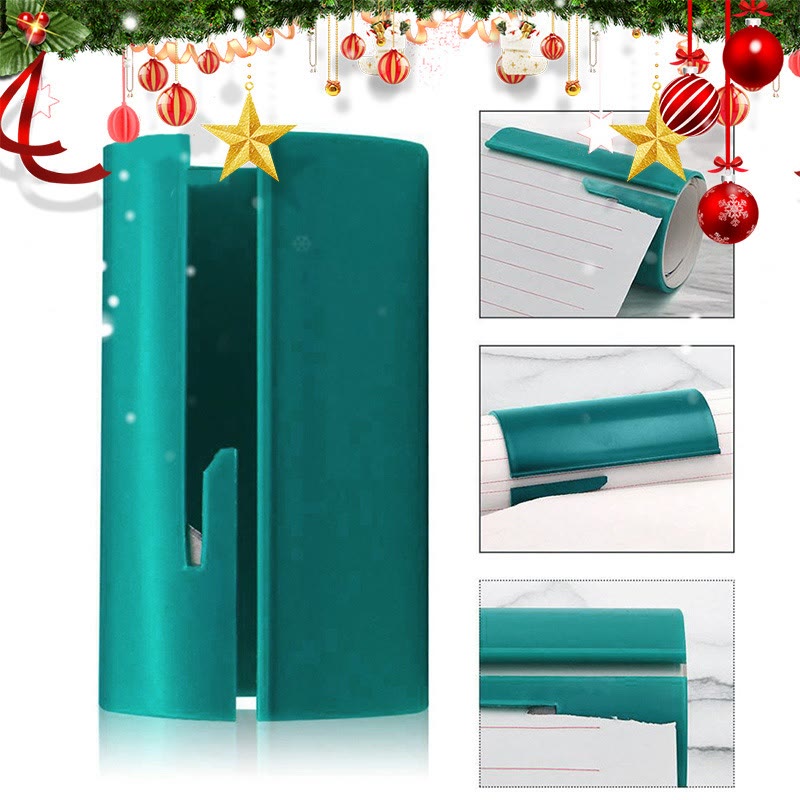 Cylindrical Portable Wrapping Paper Cutter Holiday Gift Scrafting Supply