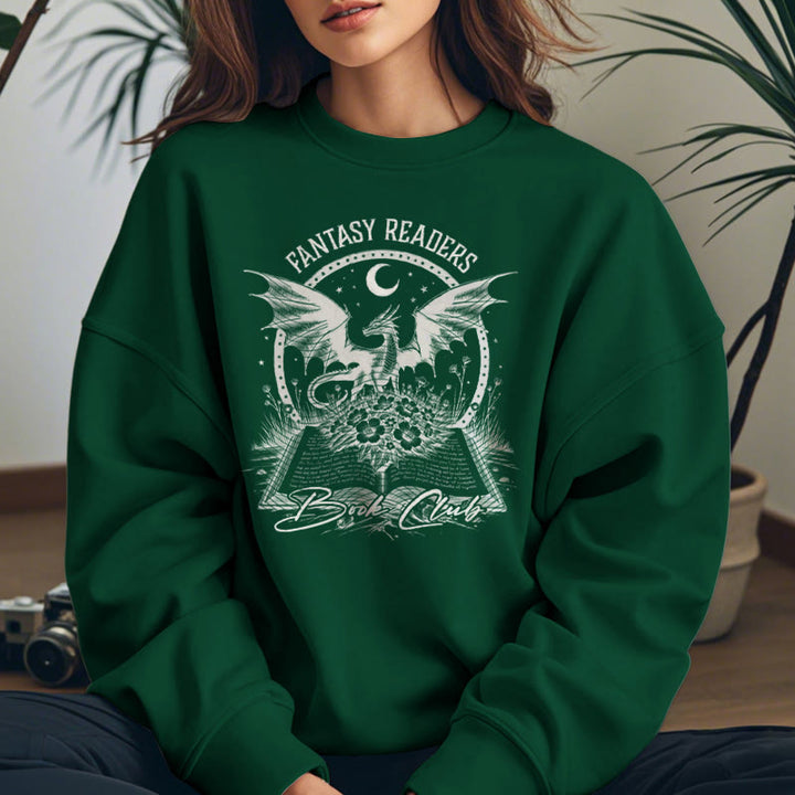 FANTASY READEDS Womens Crewneck Sweatshirt Pullover