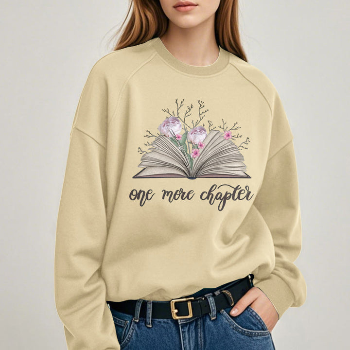 ONE MORE CHAPTER Womens Crewneck Sweatshirt Pullover