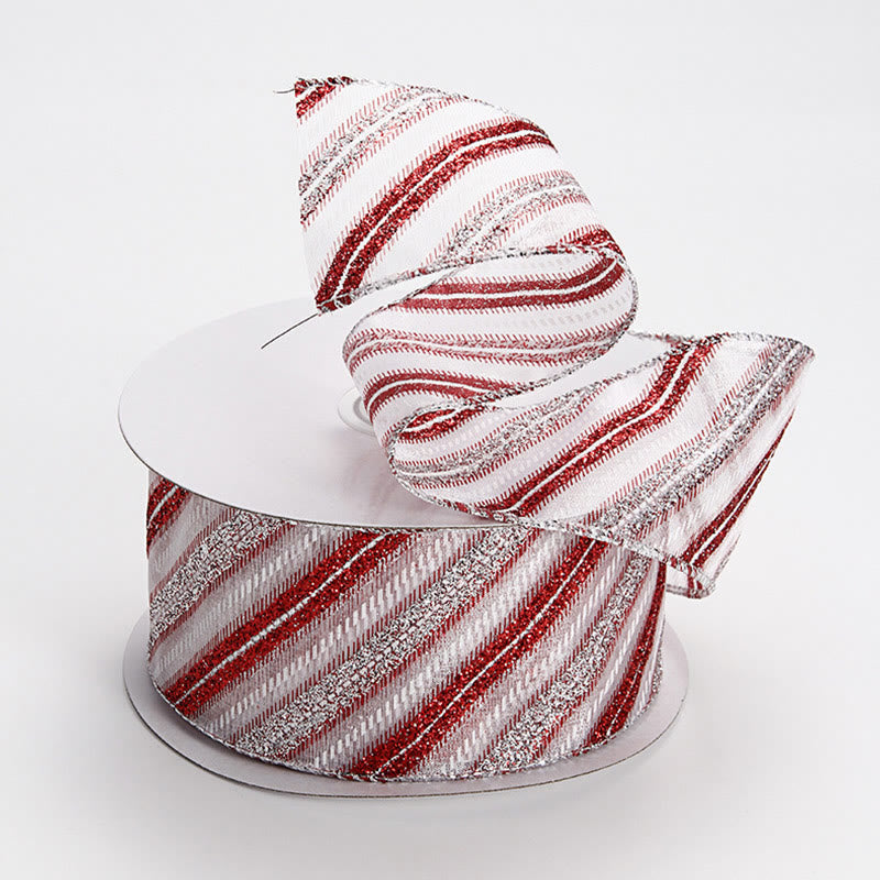 Christmas Pattern Wrapping Ribbon For Gift Box Packing Decor