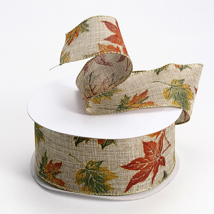 Christmas Pattern Wrapping Ribbon For Gift Box Packing Decor