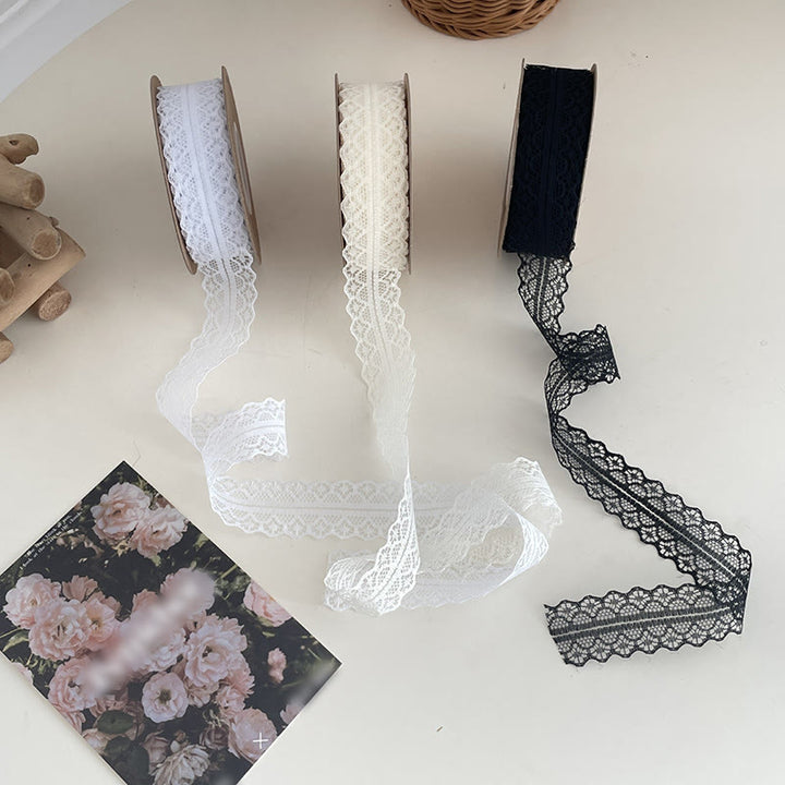 Flower Lace Pattern Wrapping Ribbon For Gift Box Packing Decor