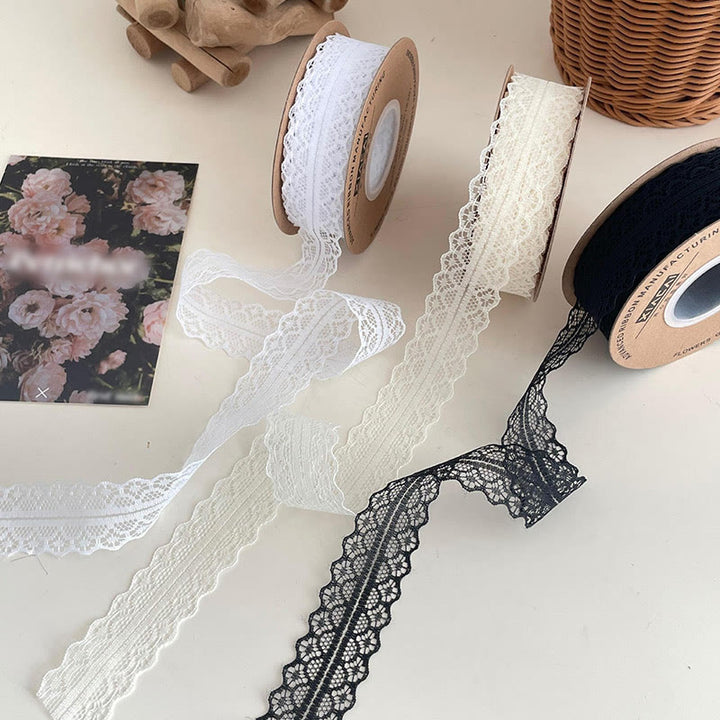 Flower Lace Pattern Wrapping Ribbon For Gift Box Packing Decor