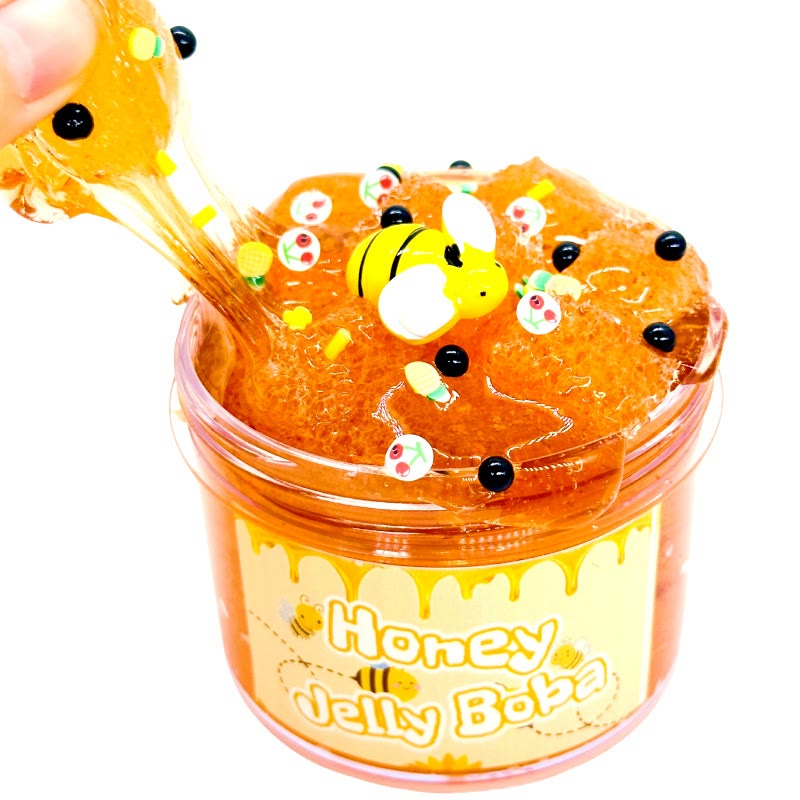 Transparent Color Slime For Chrildren Fruit Coconut Jelly Mud