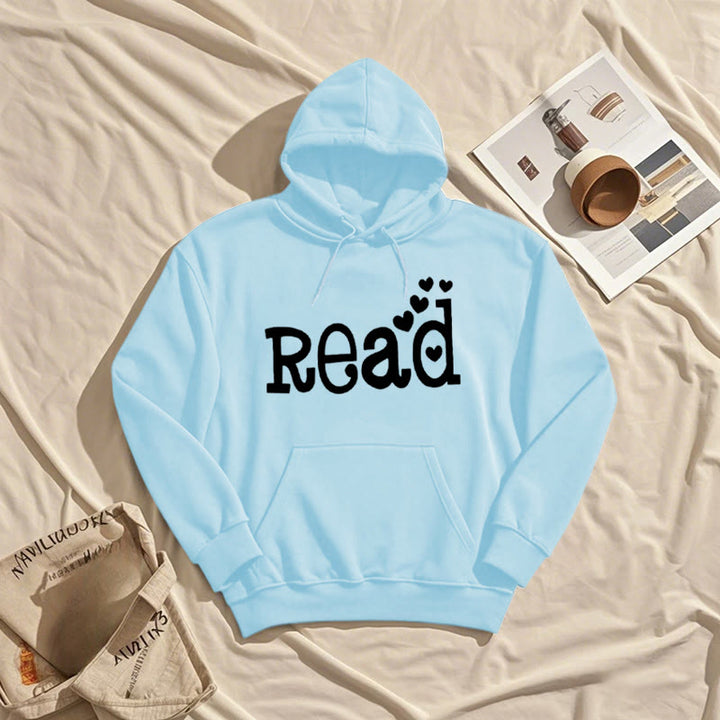 Enjoy Reading Fleece Hoodie Long Sleeves Hooded Sweatshirts