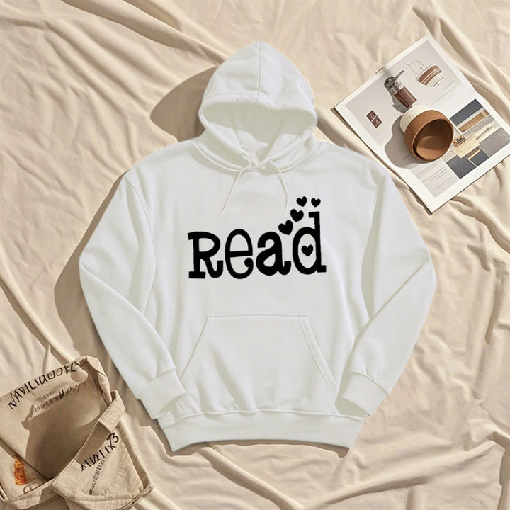 Enjoy Reading Fleece Hoodie Long Sleeves Hooded Sweatshirts