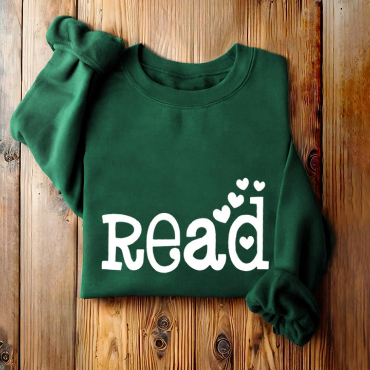 READ LOVERS Womens Crewneck Sweatshirt Pullover