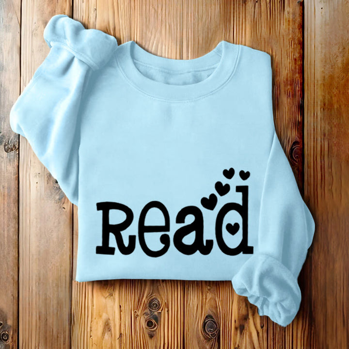 READ LOVERS Womens Crewneck Sweatshirt Pullover