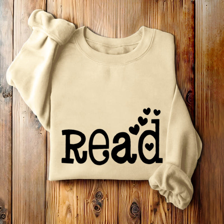 READ LOVERS Womens Crewneck Sweatshirt Pullover