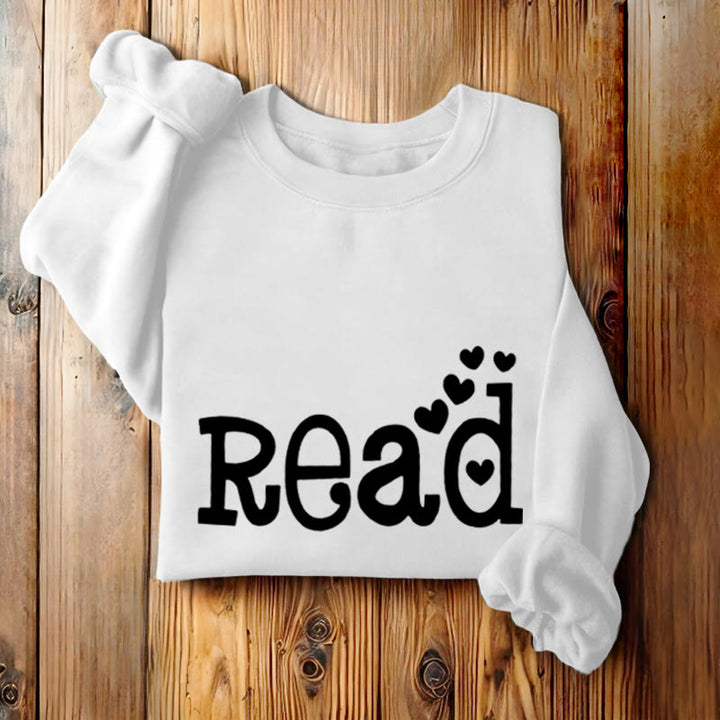 READ LOVERS Womens Crewneck Sweatshirt Pullover