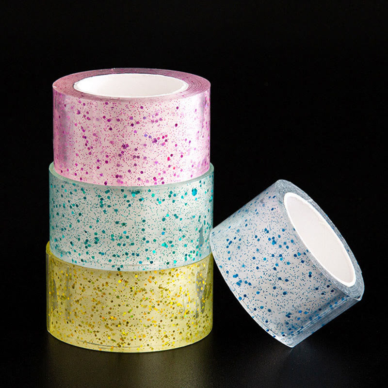 Glitter Double-Sided Nano Tape Heavy Duty Traceless Tape for DIY Crafts