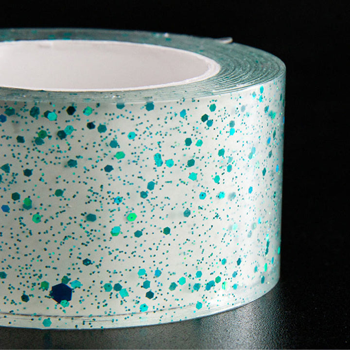 Glitter Double-Sided Nano Tape Heavy Duty Traceless Tape for DIY Crafts