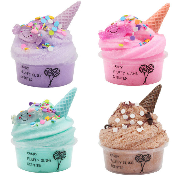 Candy Color Slime For Chrildren Ice Cream Jelly Mud