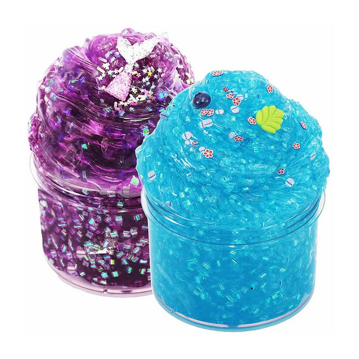 Stress Relief Slime Crafts For Chrildren Ocean Mermaid Jelly Mud