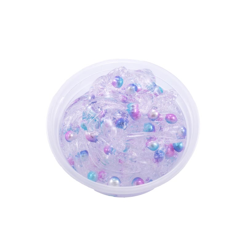 Colorful Pearl Slime For Girls Boys Stress Relief Jelly Mud