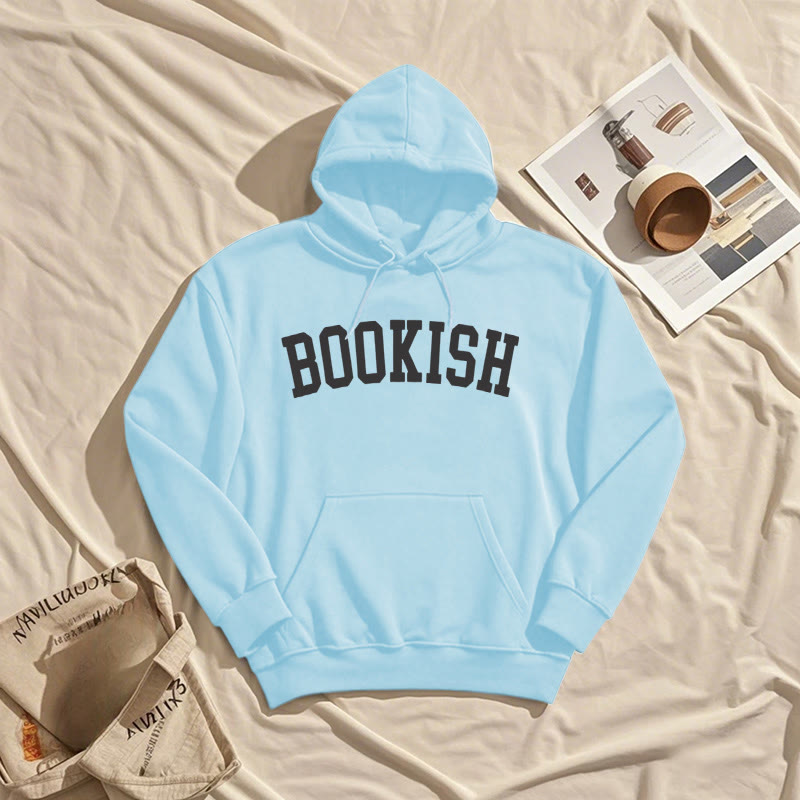 Bookish Bookworm Fleece Lined Hoodie Comfy Hooded Sweatshirts