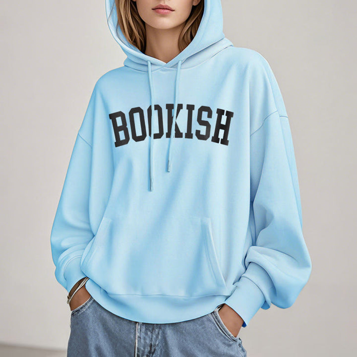 Bookish Bookworm Fleece Lined Hoodie Comfy Hooded Sweatshirts